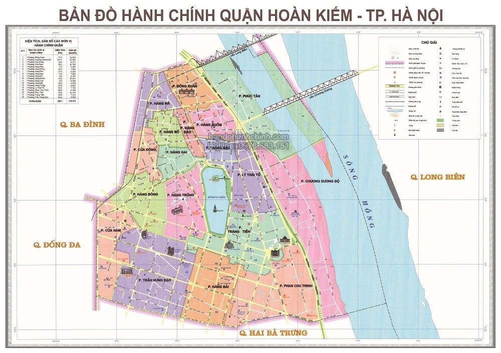Hoan Kiem map